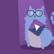 Logo de Stremio représentant un chat stylisé