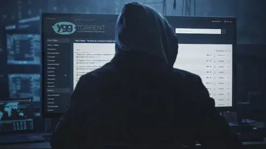 Interface de la page d'accueil YggTorrent sur un écran d'ordinateur