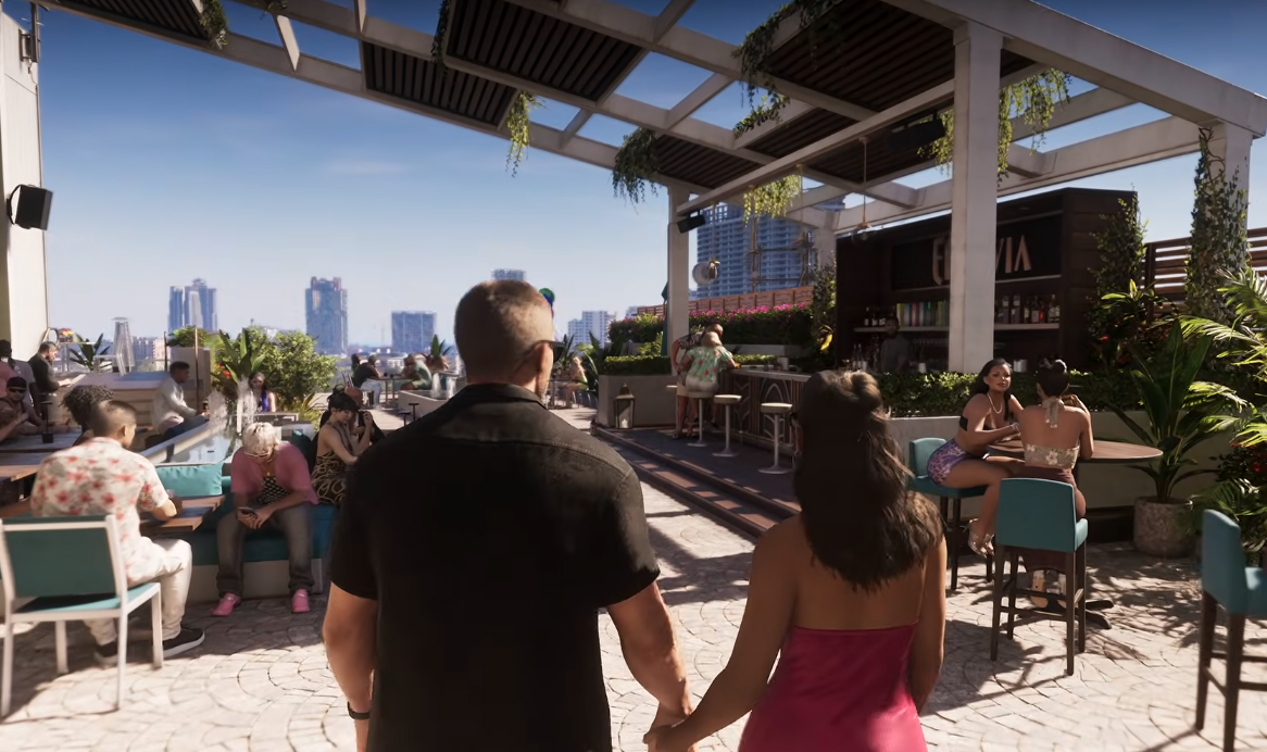 Jason et Lucia dans la bande d'annonce Netflix de GTA VI.