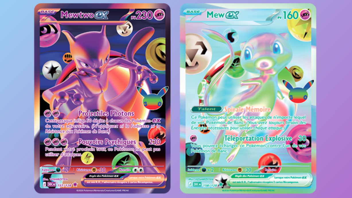 Les deux nouvelles cartes FUR de l'extension 30th Celebration.