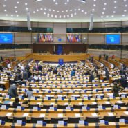 L'hémicycle du Parlement européen à Bruxelles.
