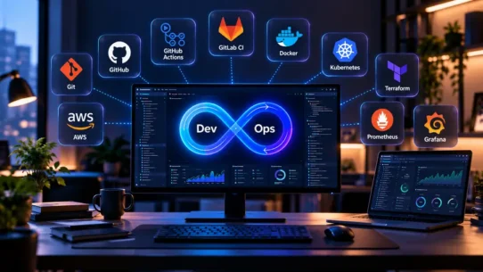 Écosystème DevOps en néons (1)