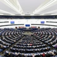 L'hémicycle du Parlement européen à Strasbourg en 2014.